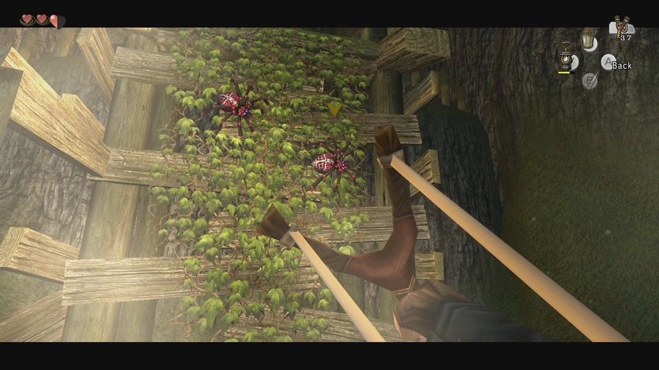 The Legend of Zelda: Twilight Princess HD - strzelanie z procy