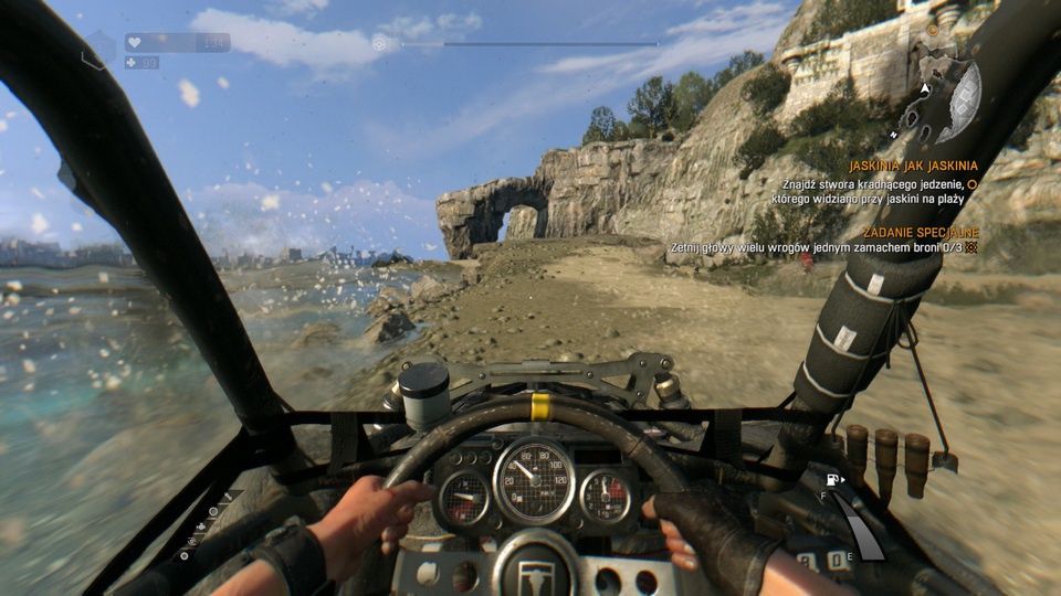 Dying Light The Following - szalona jazda po plaży
