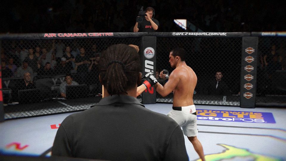 EA Sports UFC 2 - replay ze źle ustawioną kamerą