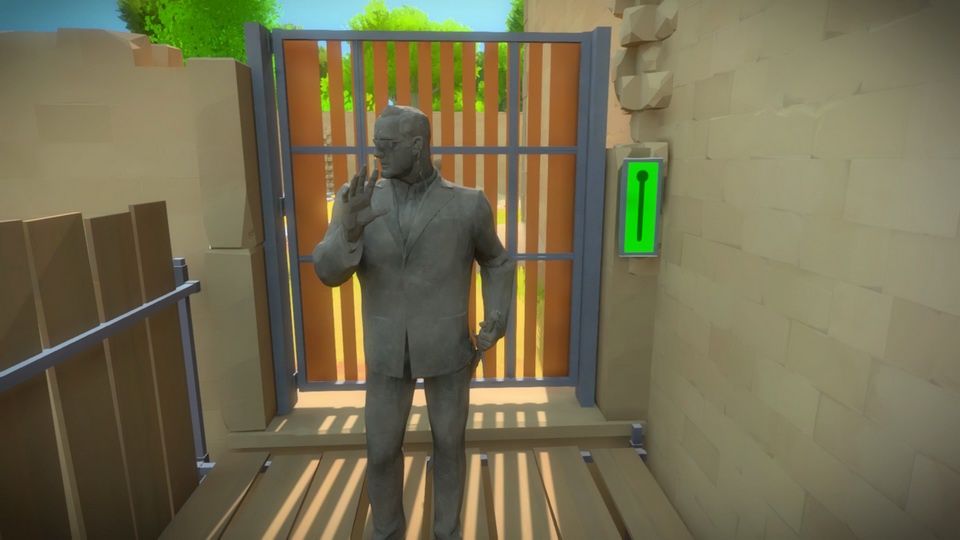 The Witness - człowiek czy rzeźba