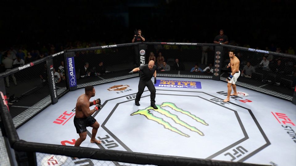 EA Sports UFC 2 - walka w oktagonie
