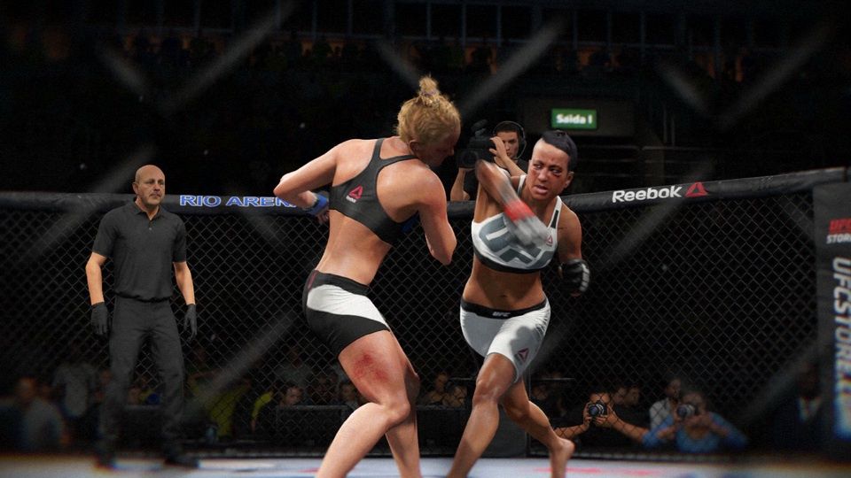 EA Sports UFC 2 - starcia kobiet nie stronią od brutalnych zagrań
