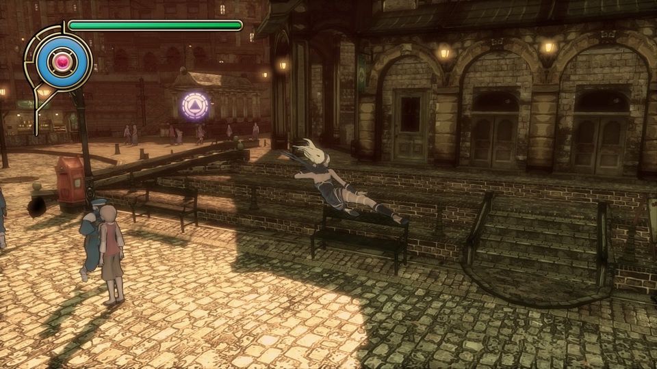 Gravity Rush Remastered - kopniak w powietrzu