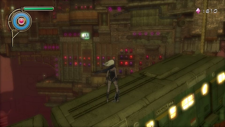 Gravity Rush Remastered - rozpadające się miasto