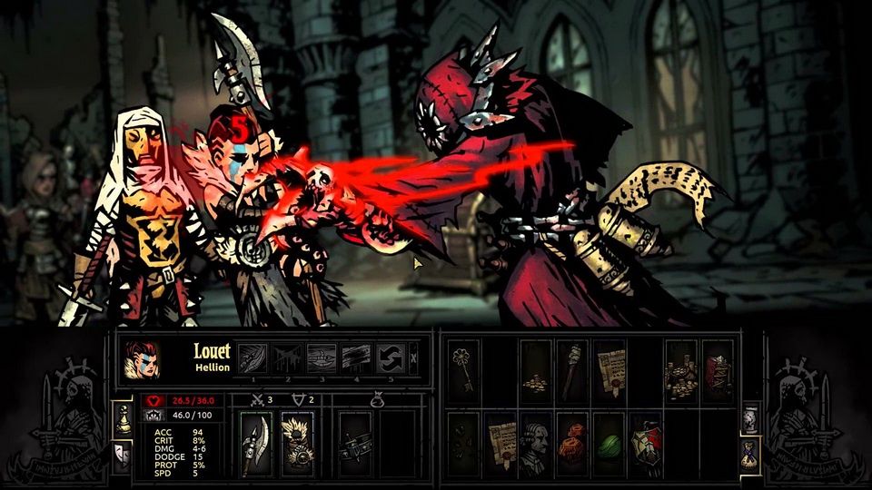 Darkest Dungeon - strach paraliżuje kompanów