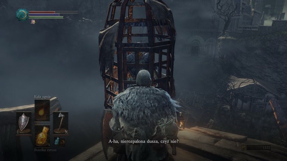 Dark Souls III - powitanie Nierozpalonego