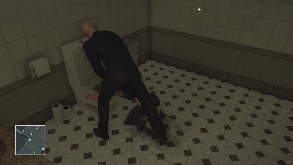 Hitman - topienie w ubikacji