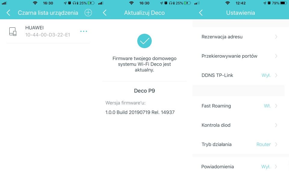 TP-Link Deco P9 - Aplikacaj Deco ustawienia dodatkowe