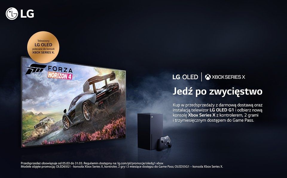LG OLED G1 Xbox
