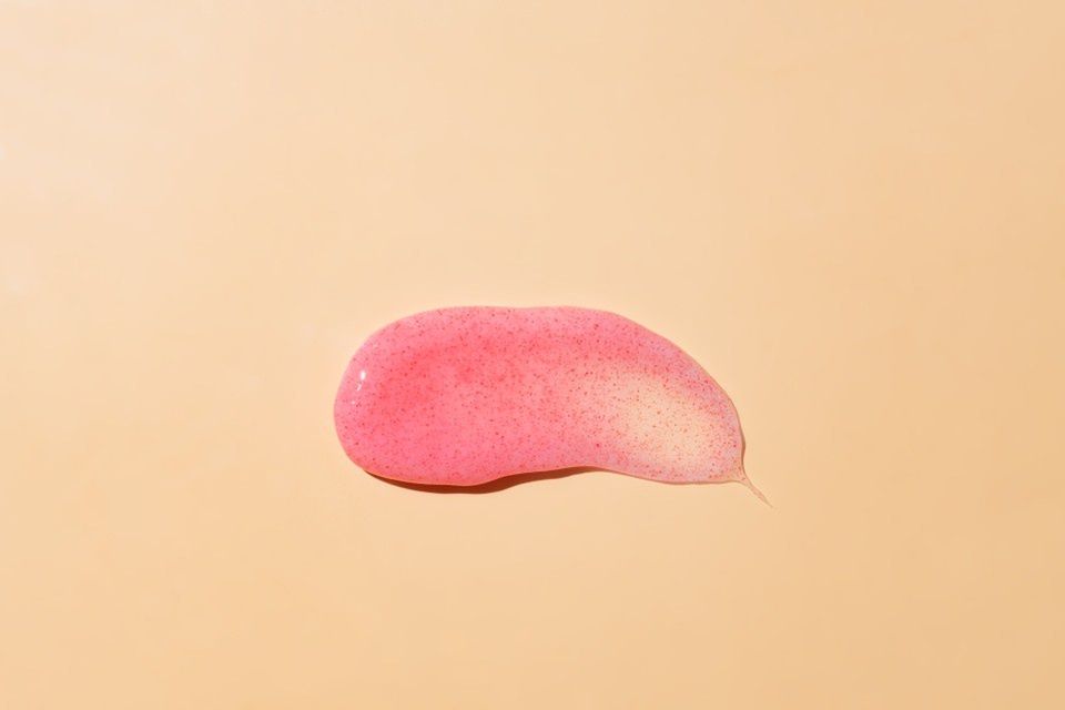 warstwa peelingu do oczyszczania porów skóry