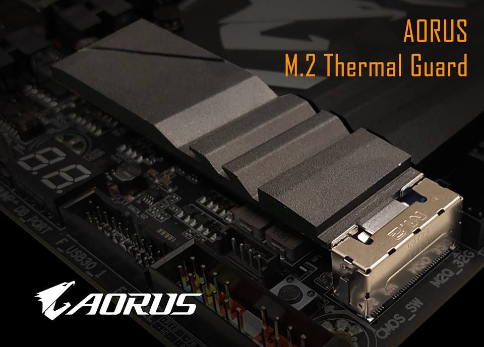 Gigabyte X299 Aorus Gaming 7 - chłodzenie M.2