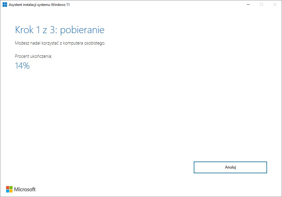 Asystent instalacji systemu Windows 11