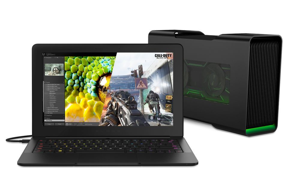 Razer Blade Stealth laptop z przystawką Razer Core