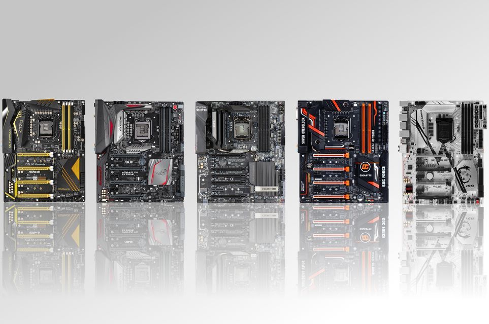 ASRock ASUS EVGA Gigabyte MSI - płyty główne Z170 do podkręcania procesorów Intel Skylake