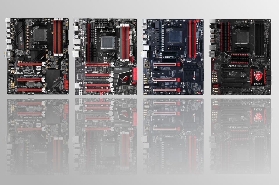Płyty główne ASRock, ASUS, Gigabyte i MSI do grania z chipsetem AMD 990FX