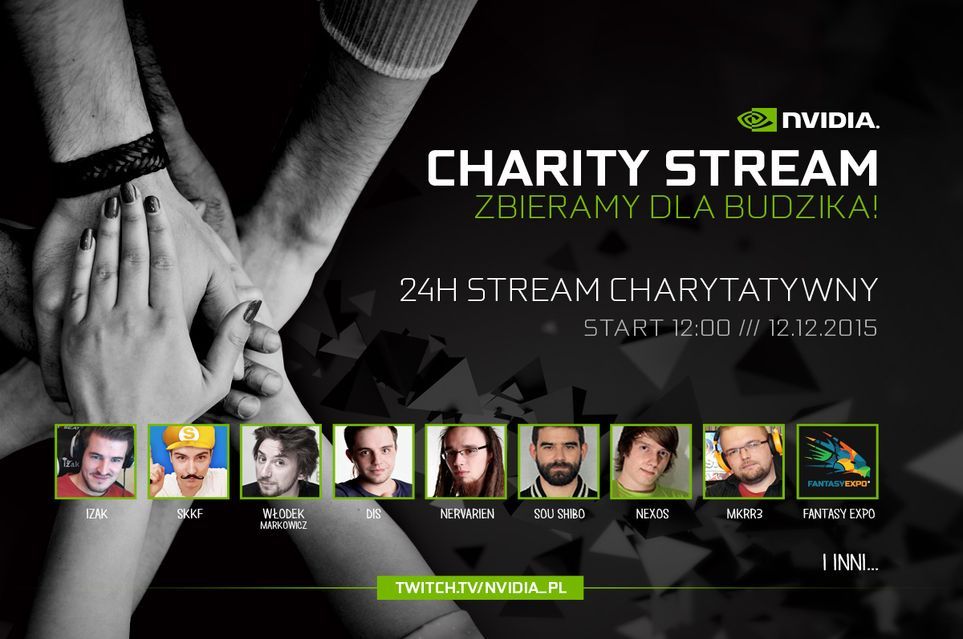 Charytatywny stream dla kliniki Budzik