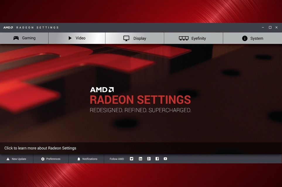 AMD Radeon Software Crimson Edition