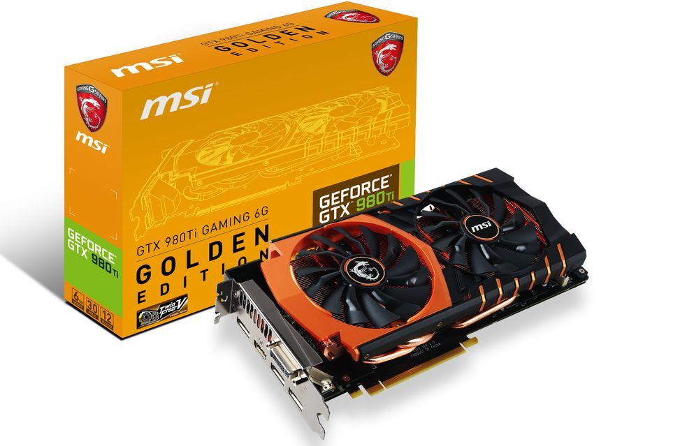 MSI GeForce GTX 980 Ti Gaming 6G Golden Edition karta graficzna