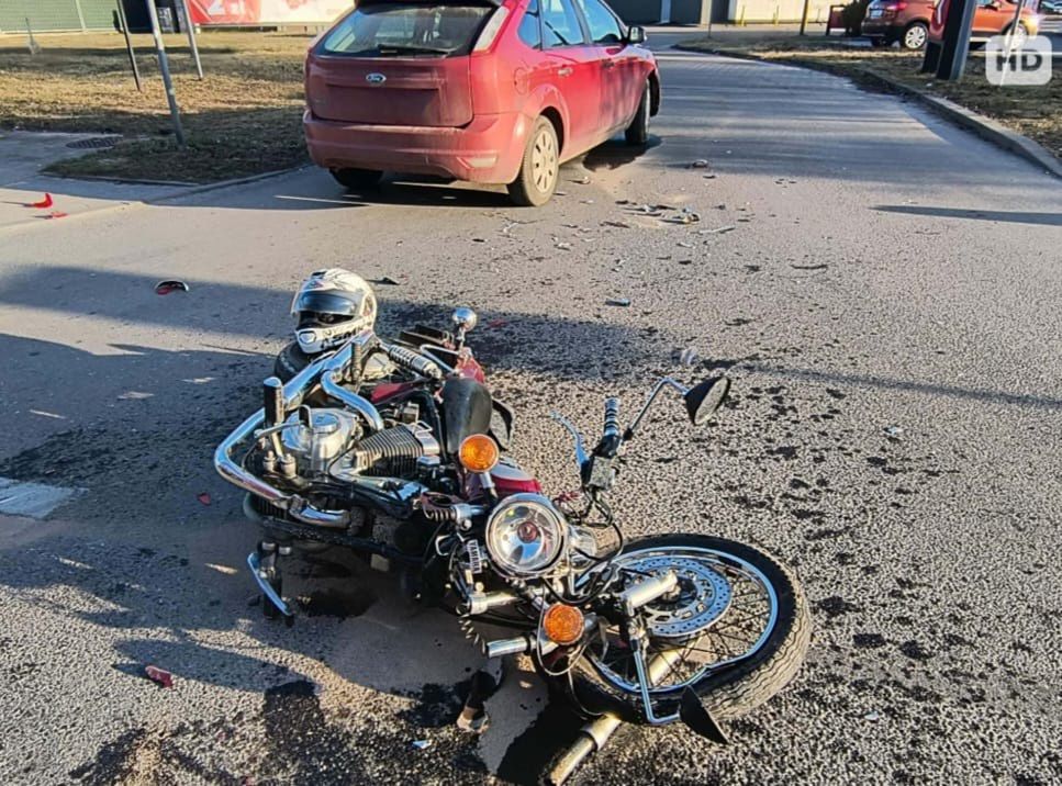 Potrącenie motocyklisty 