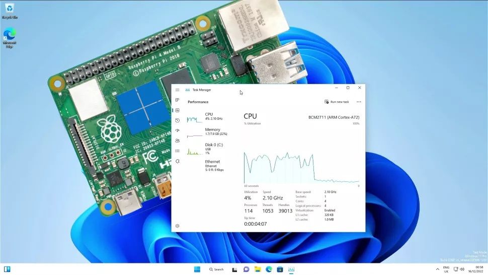 Windows 11 na Raspberry Pi 4