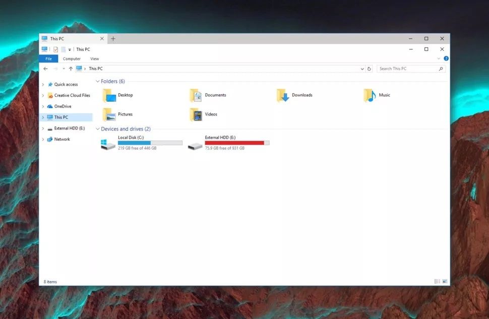 Windows 10 - Eksplorator plików