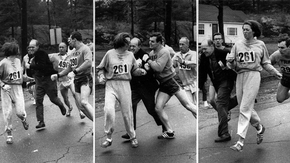 Kathrine Switzer chciano wyrzucić z trasy. Bezskutecznie.