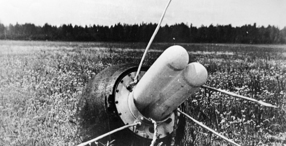 Luna 16 - kapsuła powrotna z próbkami