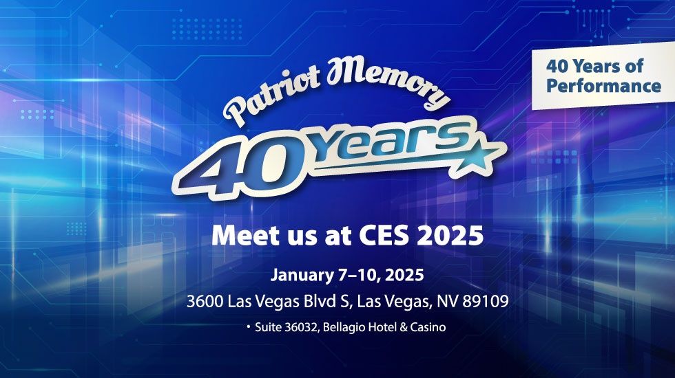 Patriot Memory 40 lat CES 2025