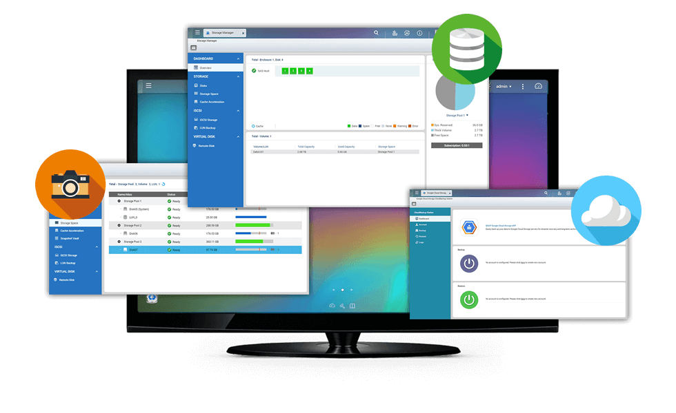 QNAP QTS - Grafika