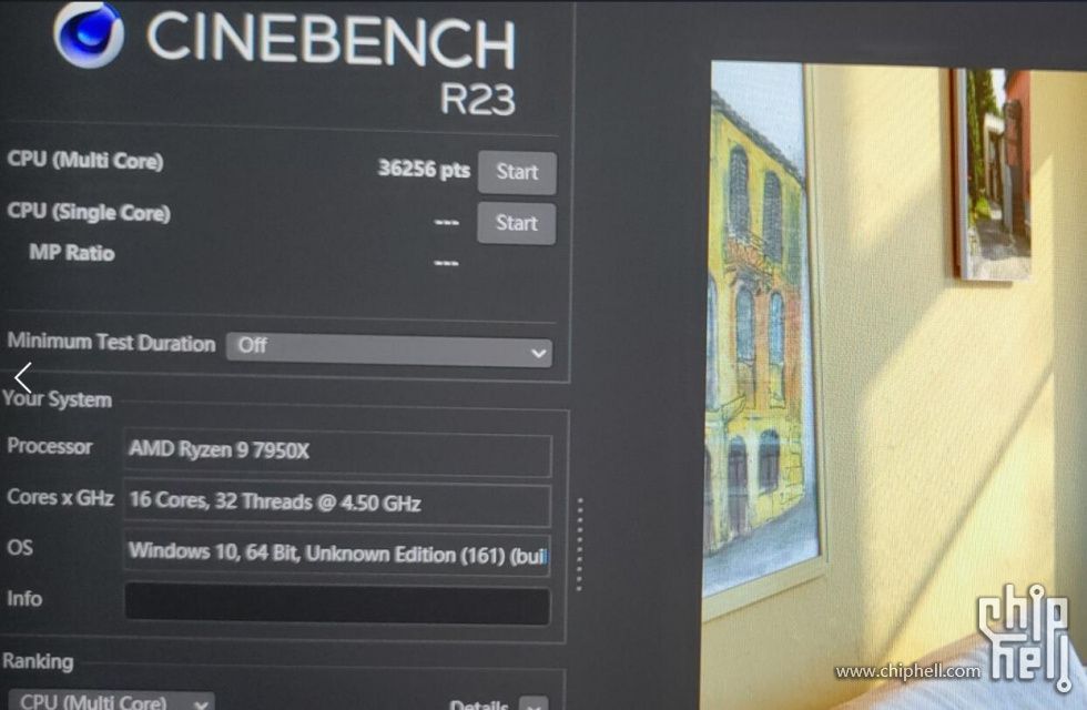 AMD Ryzen 9 7950X - wydajność w Cinebench R23