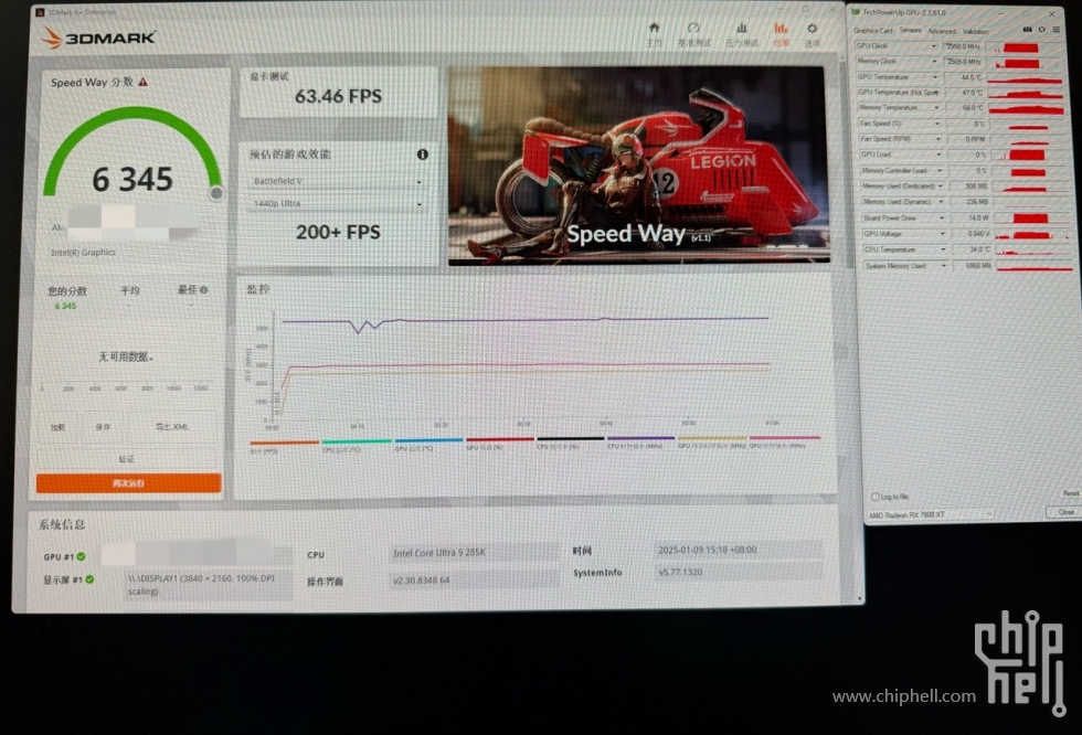 Radeon RX 9070 XT - wydajność w 3DMark Speed Way