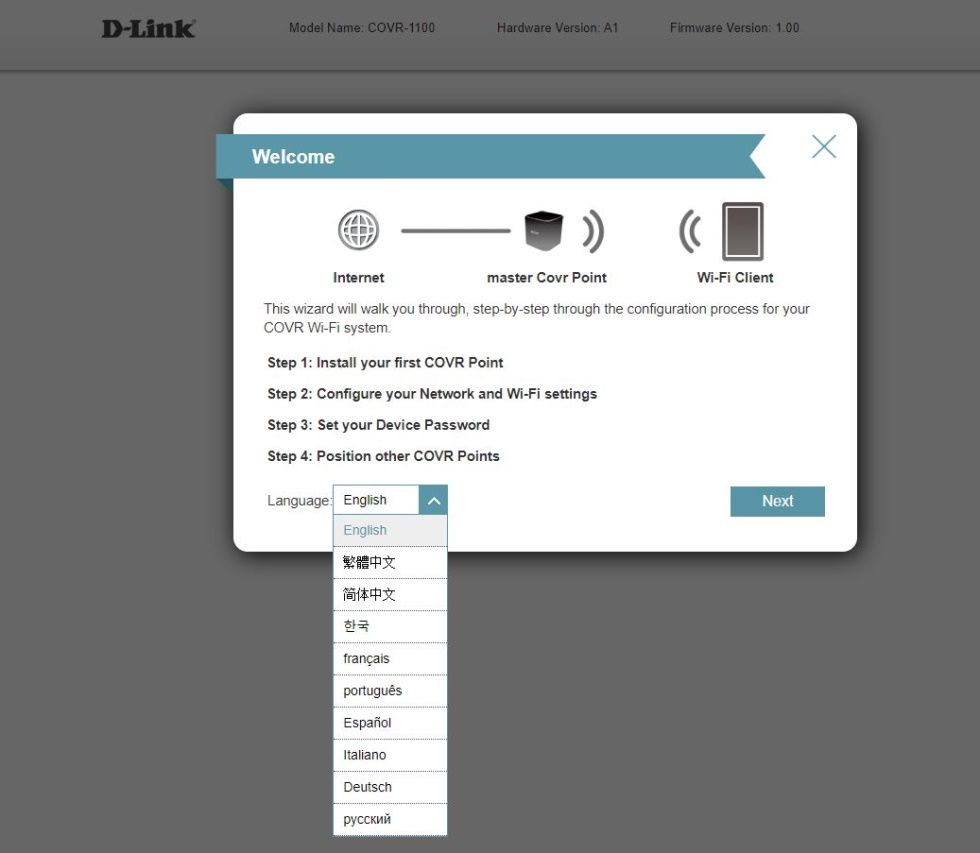 D-Link Covr 1100 - Zaawansowana konfiguracja routera