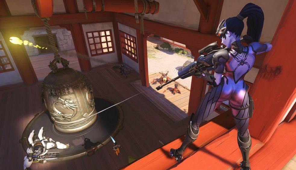 Overwatch - Trupia Wdowa zajmuje pozycje