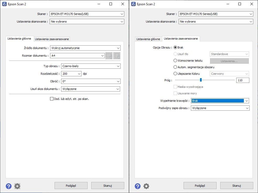 Epson ET M3170 skaner sterownik