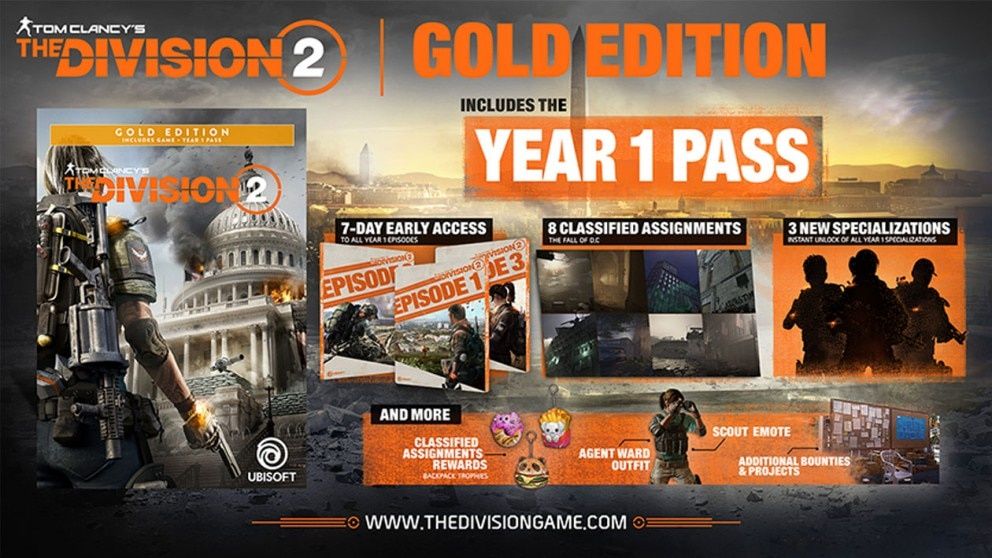 The Division 2 Gold Edition