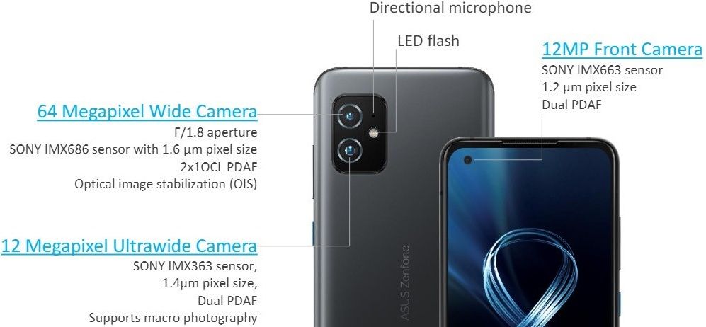 Asus Zenfone 8 kamera