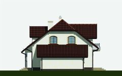 Projekt domu APS 146 (LUA1163) - elewacja prawa