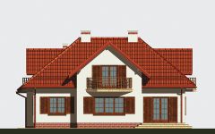 Projekt domu APS 083 + P (LUA1310) - elewacja lewa