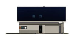 Projekt domu uA25 (WCB1041) - elewacja frontowa
