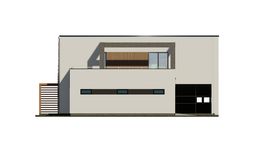 Projekt domu uA22 (WCB1035) - elewacja lewa