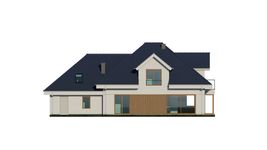 Projekt domu uA29v2 (WCB1105) - elewacja tylna