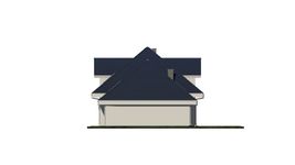 Projekt domu uA29v2 (WCB1105) - elewacja prawa