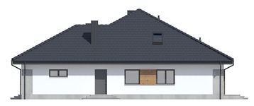 Projekt domu Fabian 3 (WOE1148) - elewacja prawa