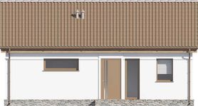 Projekt domu Kos LMB146 (WRB1607) - elewacja frontowa