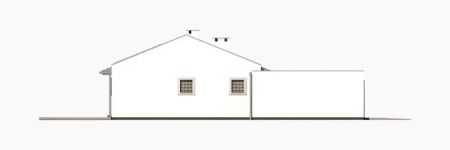 Projekt domu Simple 5-30 (WRD3288) - elewacja lewa