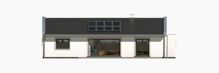 Projekt domu Simple 5-30 (WRD3288) - elewacja tylna