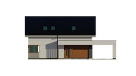 Projekt domu uA34v5 (WCB1303) - elewacja frontowa