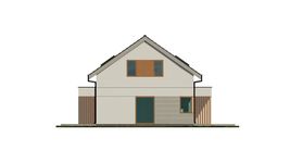 Projekt domu uA34v5 (WCB1303) - elewacja lewa