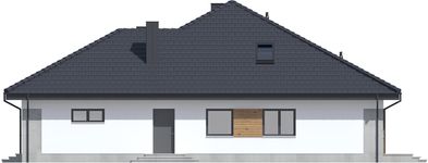 Projekt domu Fabian 3 energo (WOE1169) - elewacja prawa