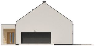 Projekt domu KA212 (PKT1204) - elewacja frontowa